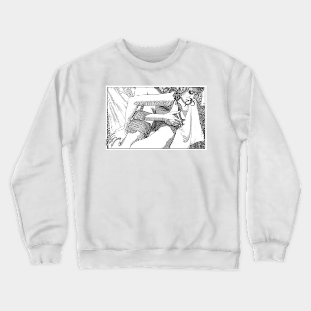 asc 532_Le jour de lessive (The laundry day) Crewneck Sweatshirt by apolloniasaintclair